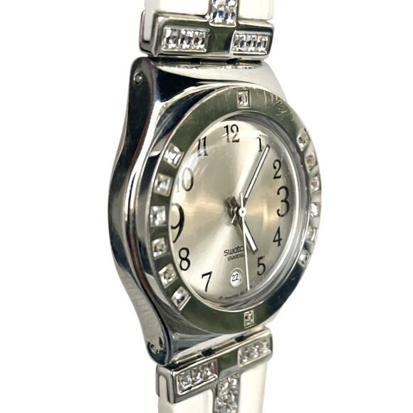 Swatch Watch FANCY ME YLS430 2007 Irony Medium Women’s Swiss Quartz With Box - Picture 4 of 10